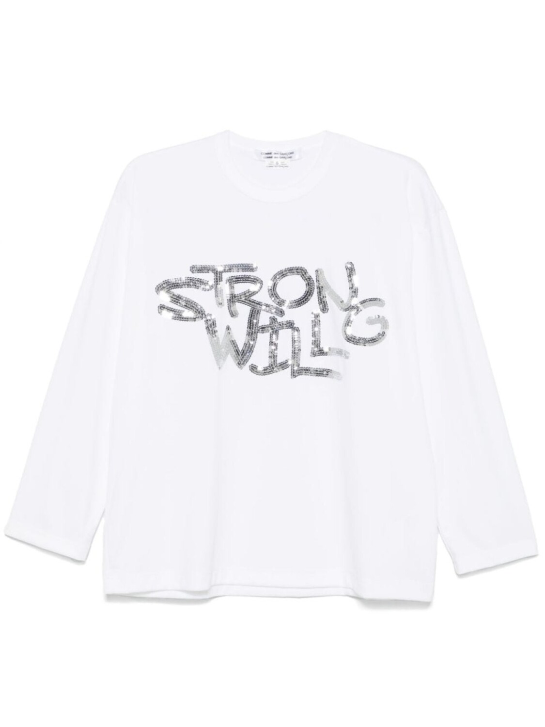 

Comme Des Garçons Comme Des Garçons футболка с пайетками, белый