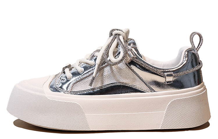 

Кеды, скейтборд обувь женская низкая Junjali, цвет Beige mesh