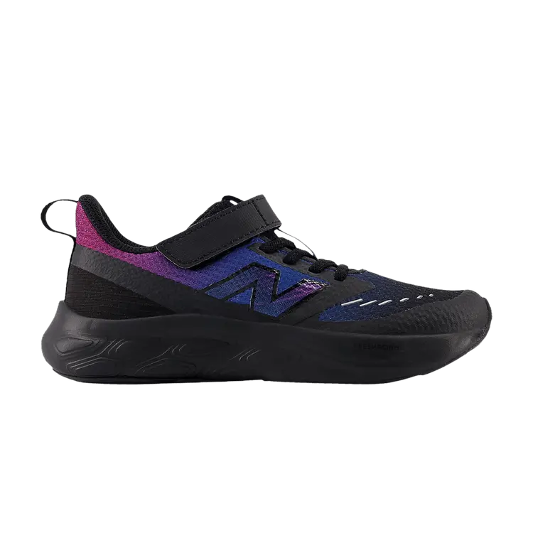 

Кроссовки New Balance Fresh Foam 625 Bungee Lace Top Strap Little Kid, Black Purple Fuchsia