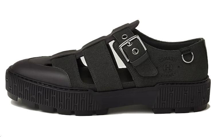 

HERMES Римские сандалии мужские черные