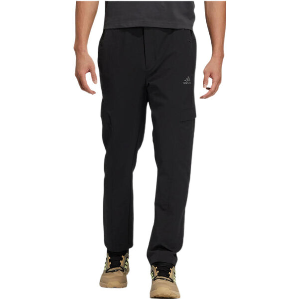 Спортивные штаны Men's adidas Solid Color Logo Printing Straight Sports Pants/Trousers/Joggers Black, мультиколор — фото 2
