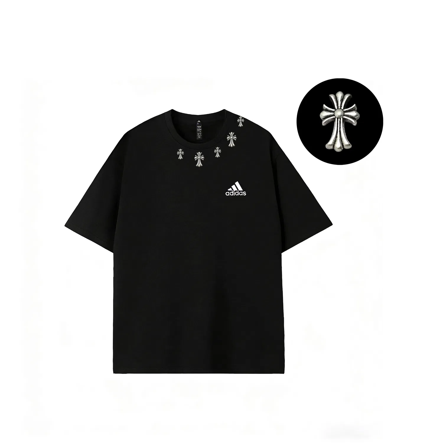Футболка с логотипом Adidas MUST HAVES Unisex черный — фото 4