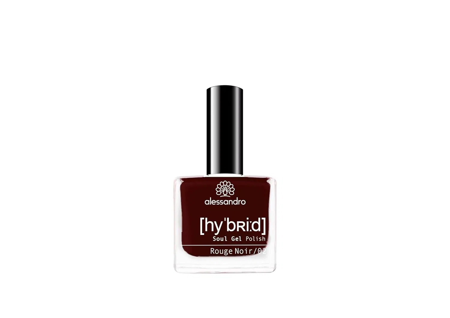 Гибридный лак для ногтей Alessandro Hybrid Paint Rouge Noir, темно-красный/черный, 8 мл Alessandro, Rouge Noir
