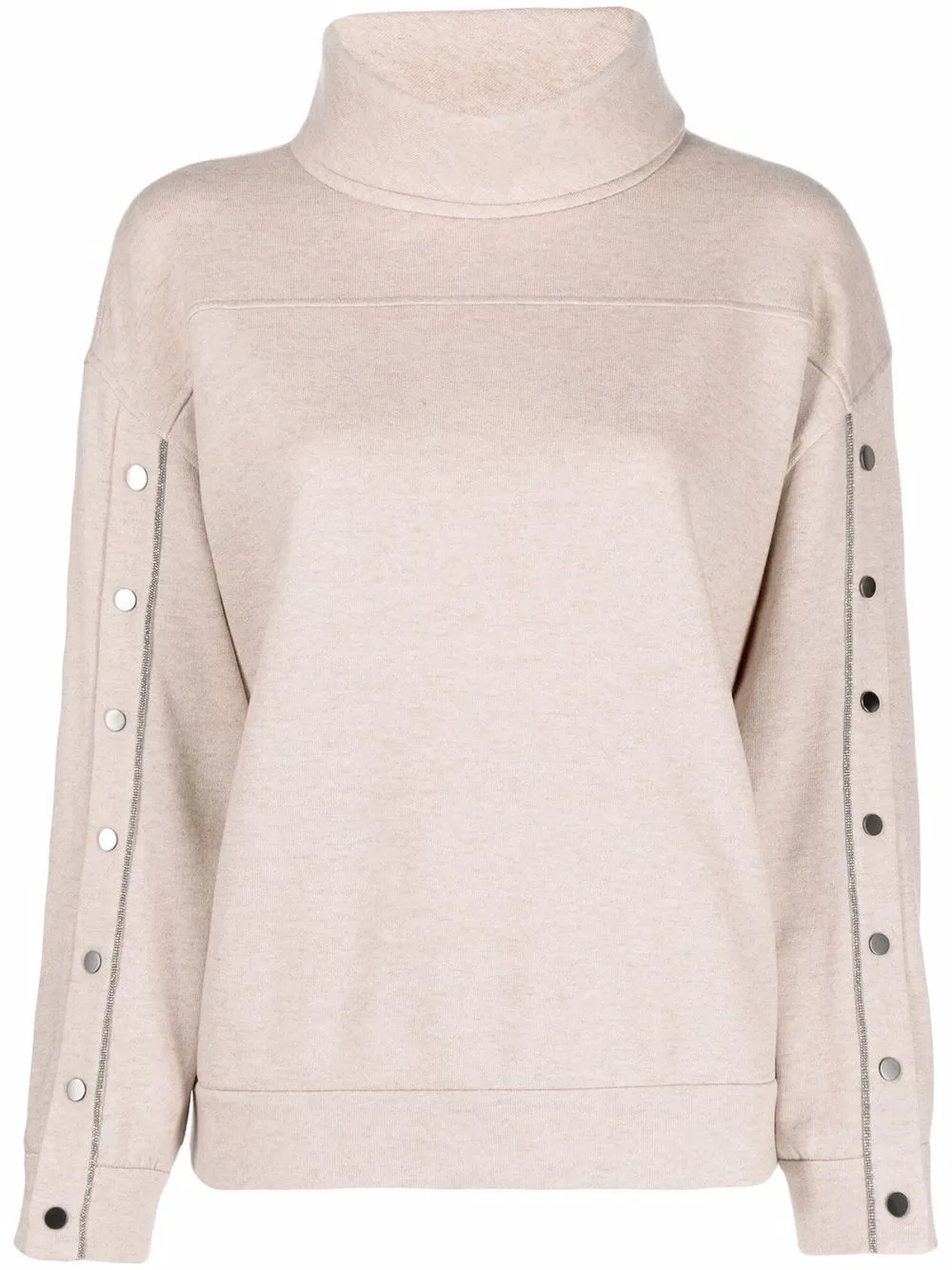 

Джемпер с пуговицами Brunello Cucinelli, нейтральный