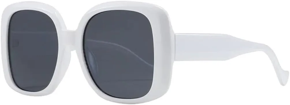 

Женские солнцезащитные очки в винтажном стиле, модные солнцезащитные очки с леопардовым принтом, защита от УФ-излучения UV400, класса люкс TOIPASTN, White