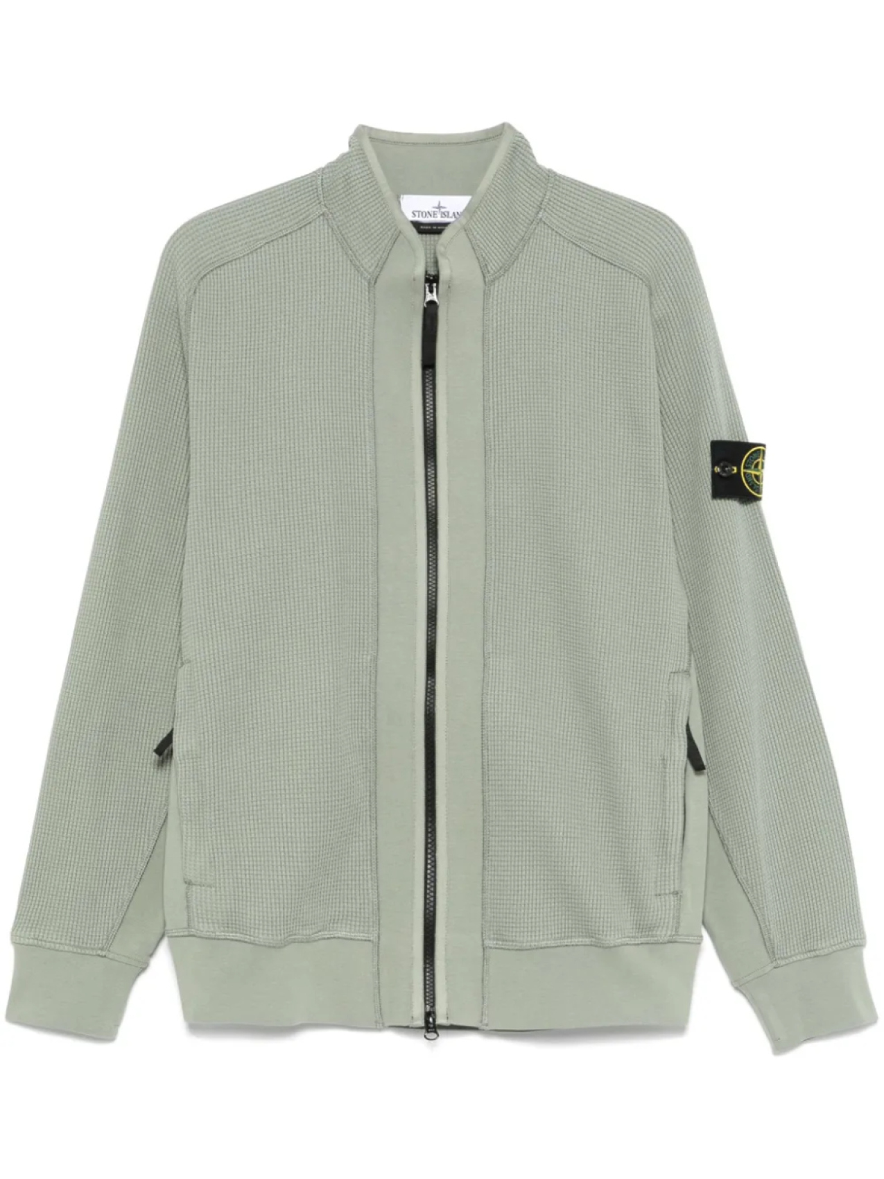 

Толстовка Stone Island из органического хлопка с флисом, зеленый