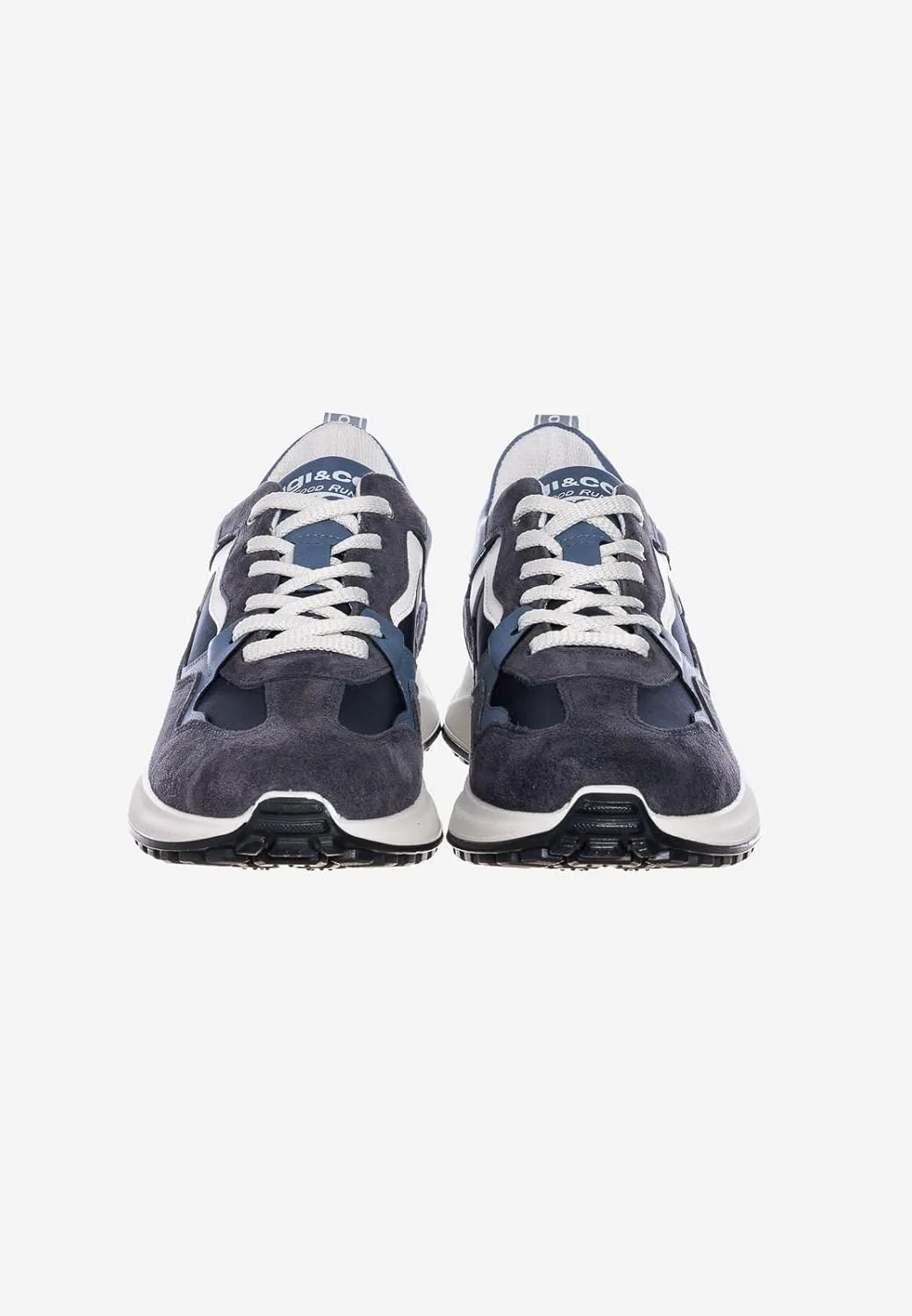 Кроссовки IGI&CO 5635700, шнуровка, кожаная стелька и резиновая подошва, Denim Blue — фото 4