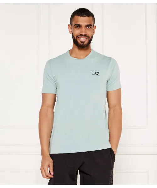 

Футболка Slim fit Ea7, зеленый