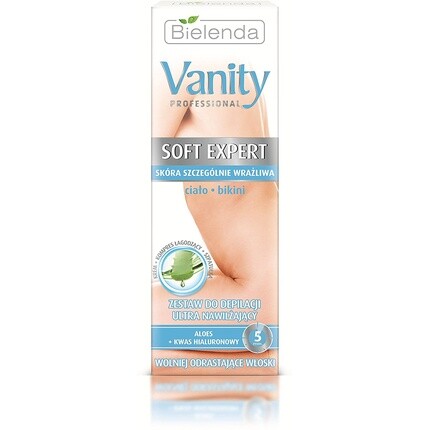 

Vanity Soft Expert Ультраувлажняющий набор для депиляции бикини и тела, 100 мл, Bielenda