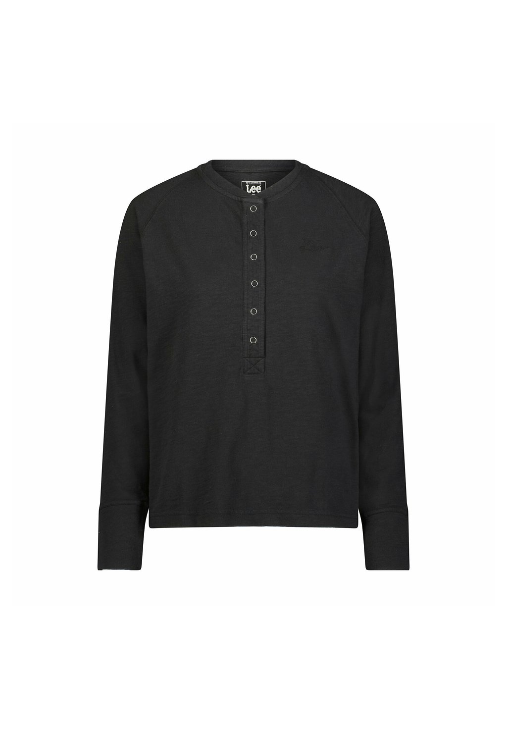

Топ с длинными рукавами LS RAGLAN HENLEY Lee, черный