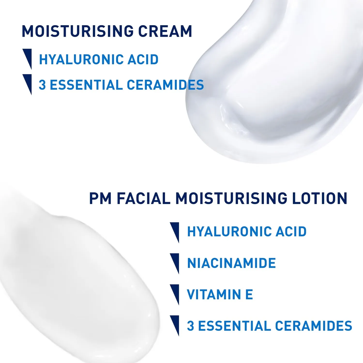 Evening Moisturizing Routine для сухой кожи, лица и тела Увлажняющий крем с гиалуроновой кислотой Cerave — фото 2
