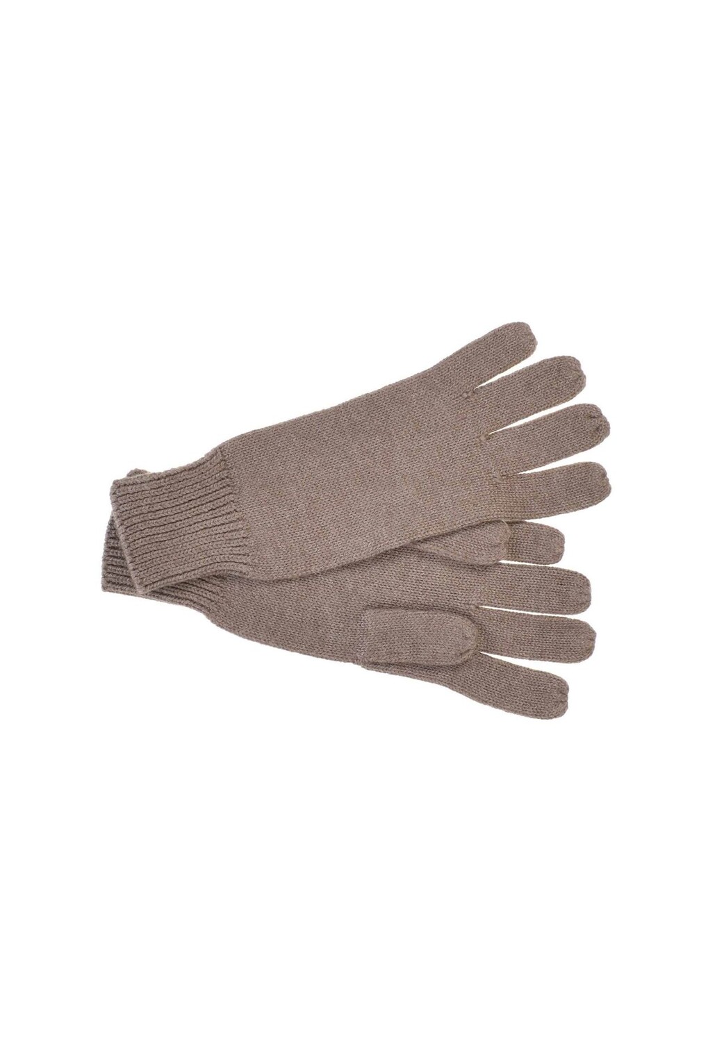

Вяжем перчатки на пальцы из мягкой пряжи 18801-0 SEEBERGER, цвет Nutria One Size