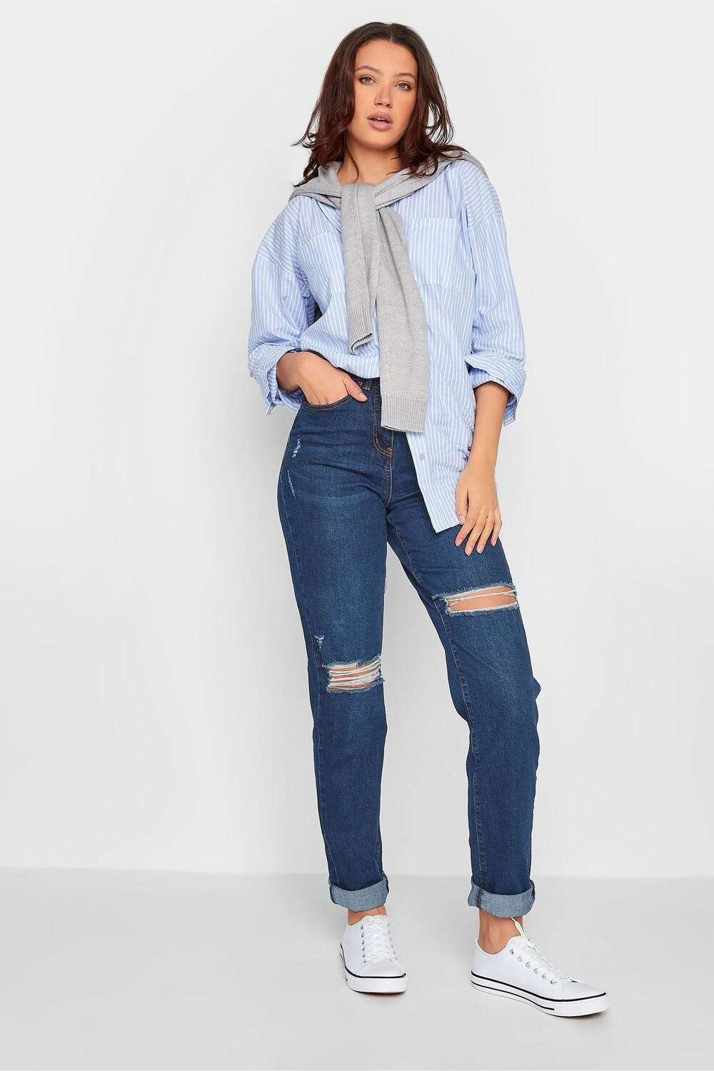 

Джинсы UNA стрейч Mom Long Tall Sally, синий