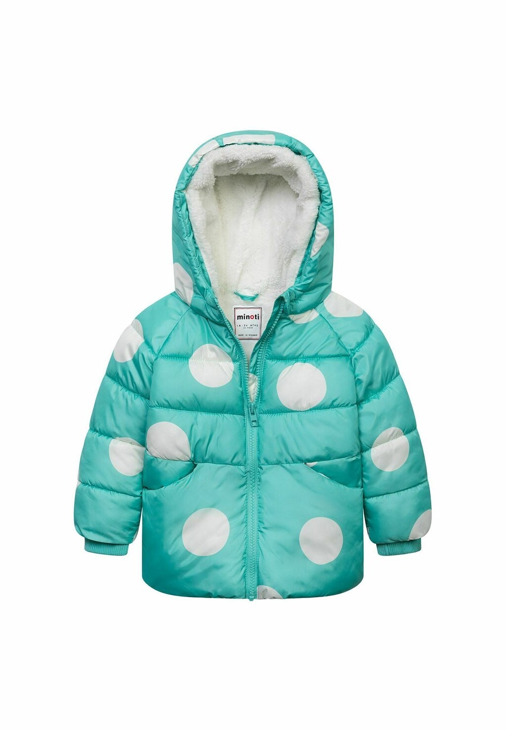 

Зимняя куртка Spotty Puffer MINOTI, зеленый