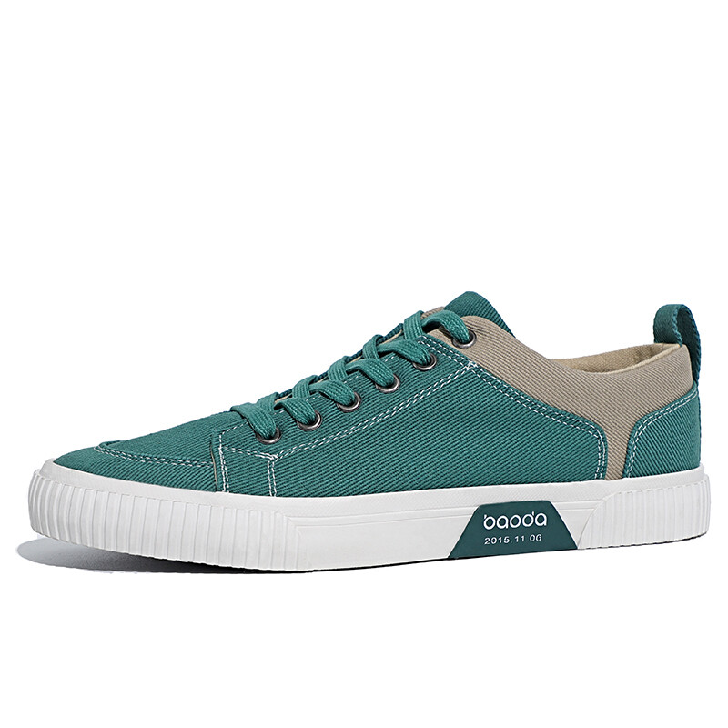 

Кеды Baoda Skateboard Shoes Men Low-Top, зеленый