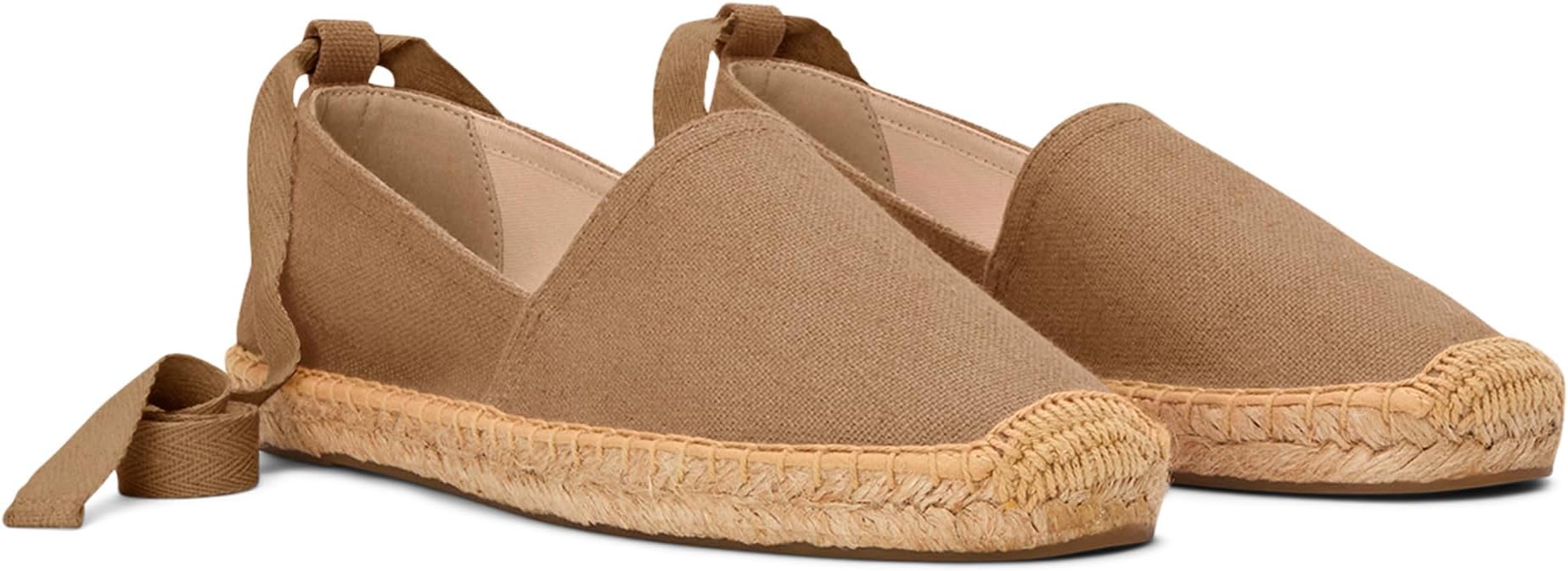 Лоферы Soludos Original Lace-Up Espadrille, цвет Café Taupe 1
