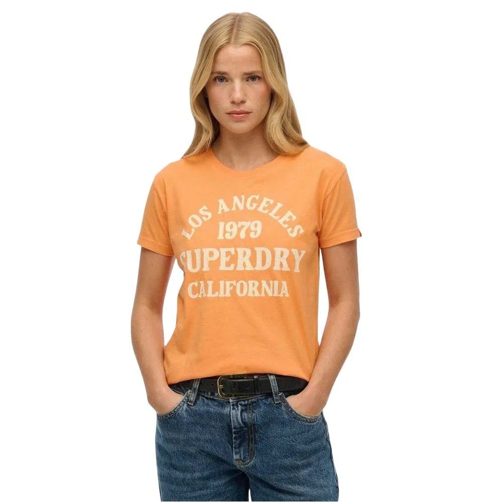 

Футболка с коротким рукавом Superdry Surf Logo, оранжевый