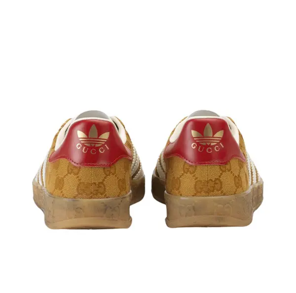 Кроссовки x gucci gazelle Adidas, коричневый — фото 4