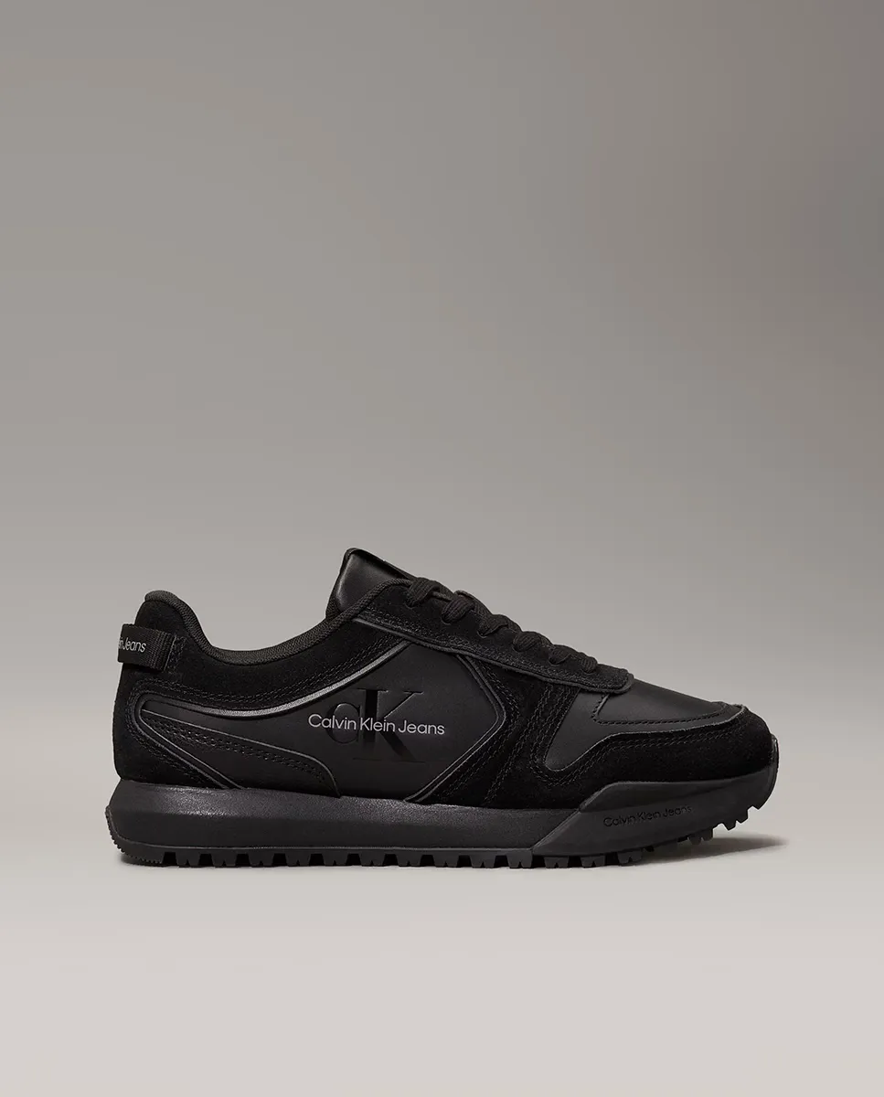 

Мужские замшевые кроссовки для бега Calvin Klein, черный