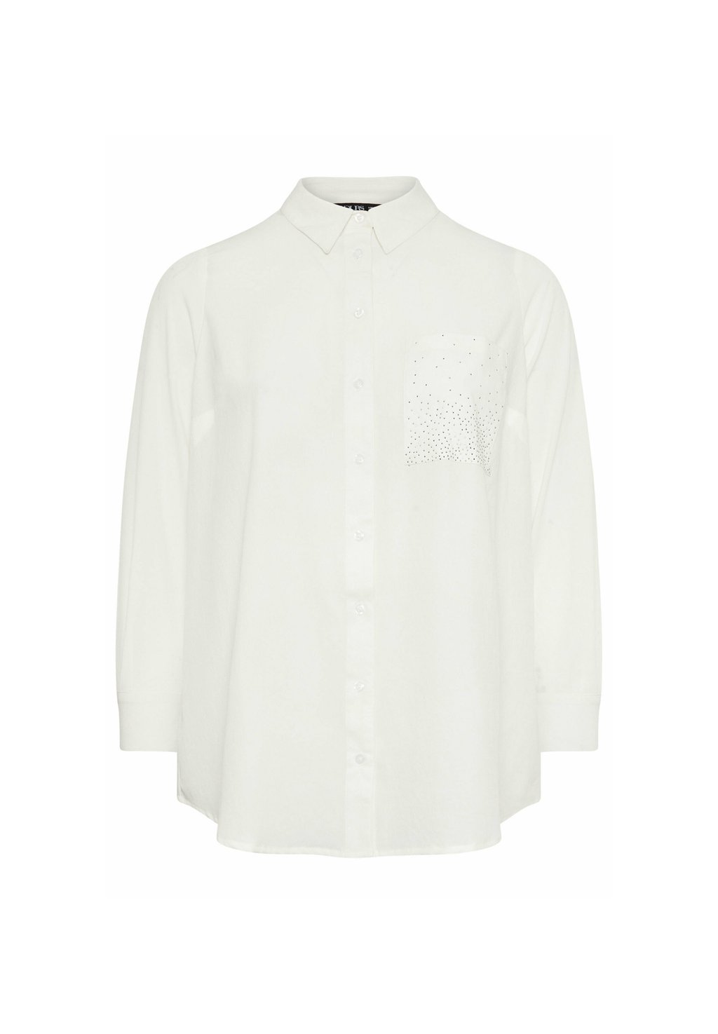 

Блузка на пуговицах DIAMANTE Yours Clothing, молочный