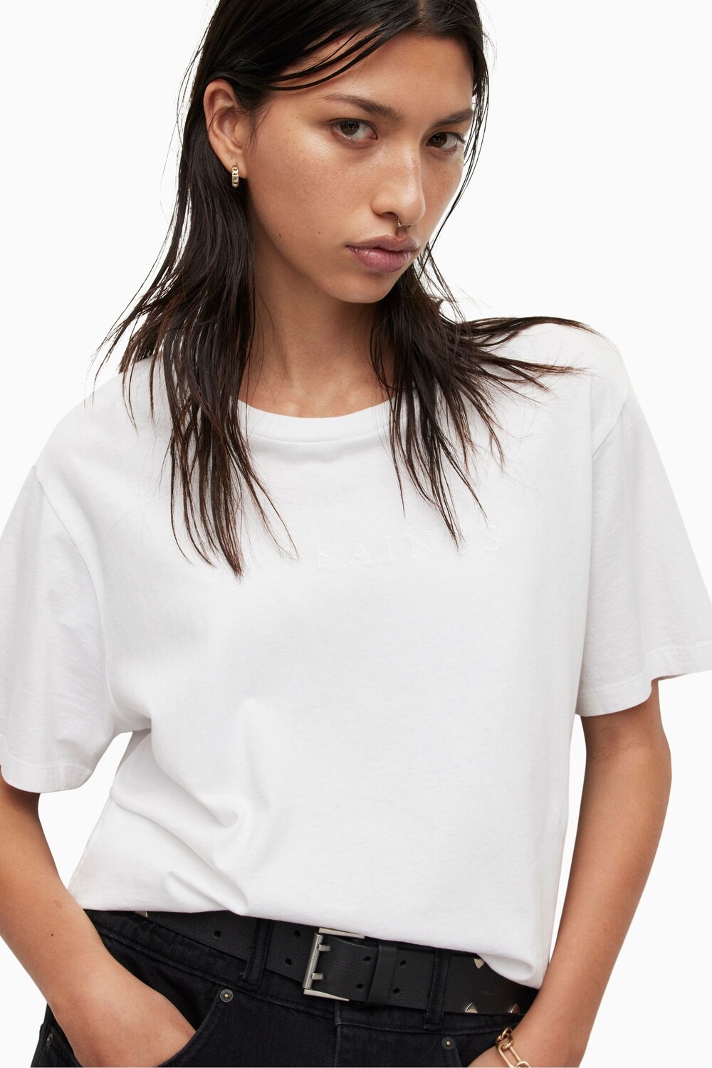 

Белая футболка AllSaints Пиппа All Saints, белый