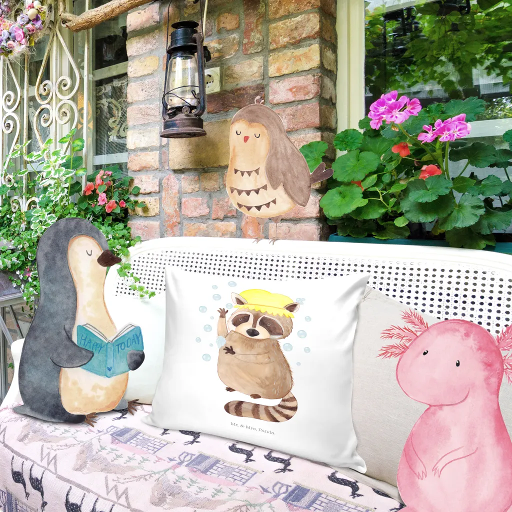 

Декоративная подушка Mr. & Mrs. Panda, белый