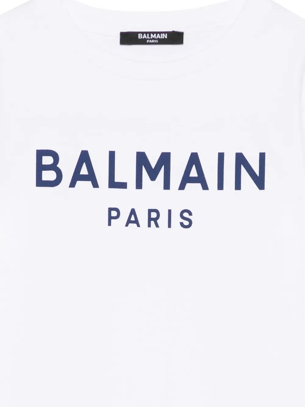 Футболка с круглым вырезом Balmain Kids, белый — фото 3