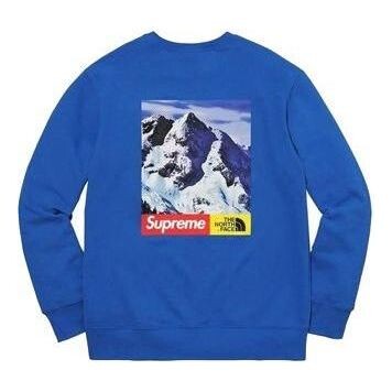 

Свитер fw17 the north face mountain crewneck sweater 'blue' Supreme, синий