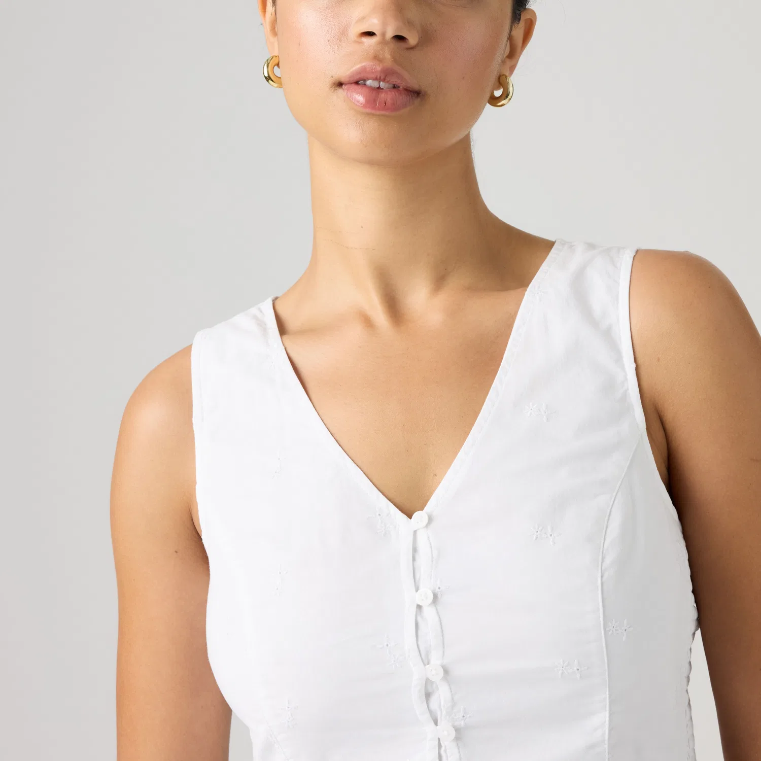 Блузка Тиган Levi's, White — фото 2