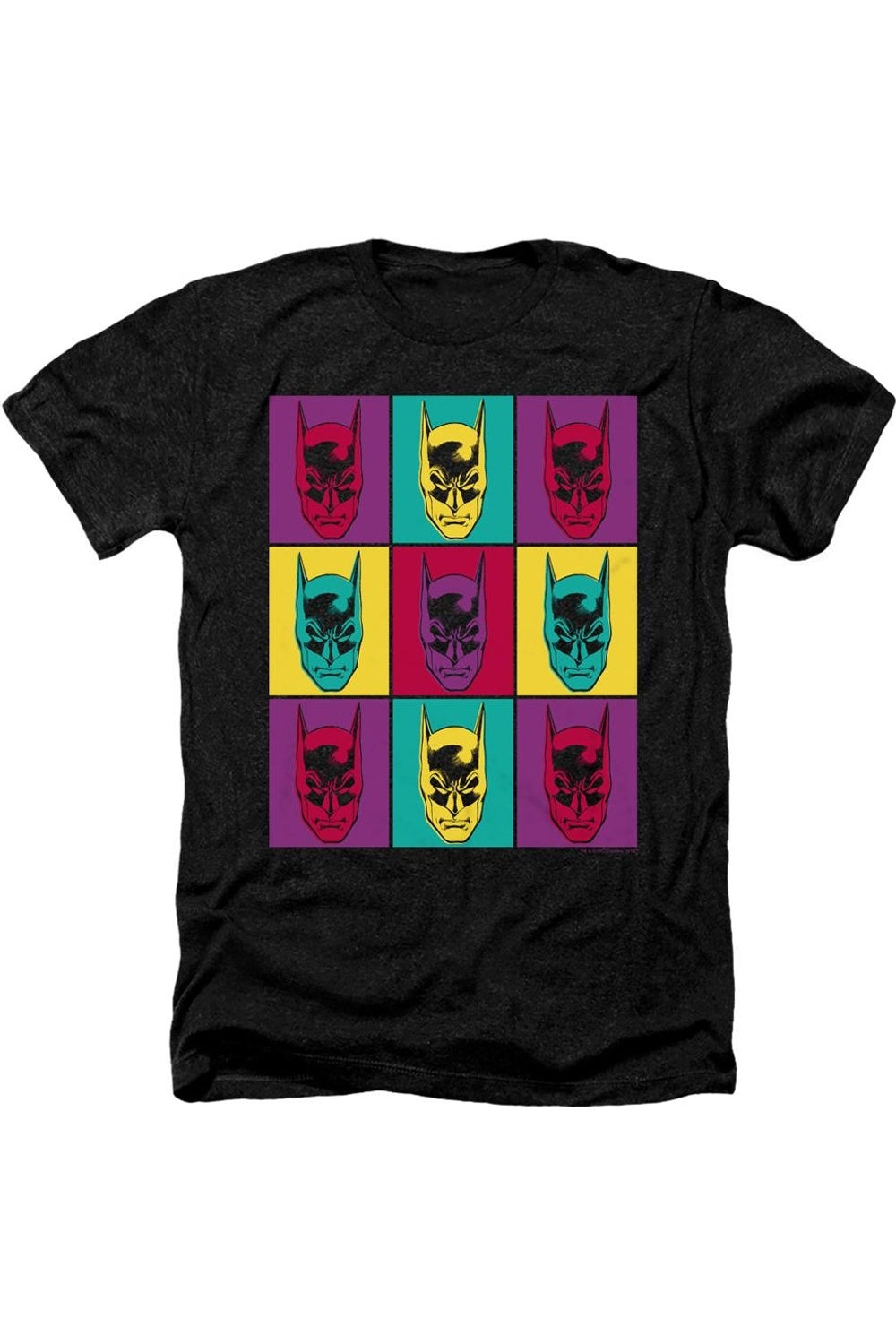

Футболка/футболка Batman Warhol Batman Adult Heather Gildan, черный
