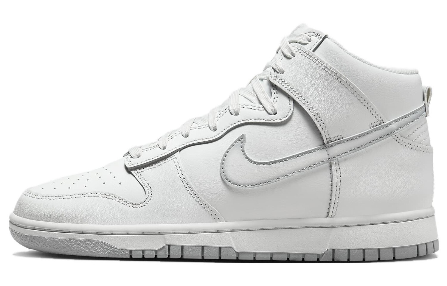 

Кроссовки Nike Dunk High Airbrush Swoosh White Wolf Grey, белый