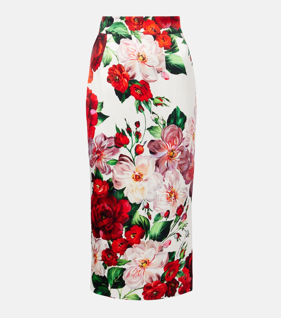

Юбка миди с цветочным принтом Dolce&Gabbana, B. Rose Antiche F.Bco