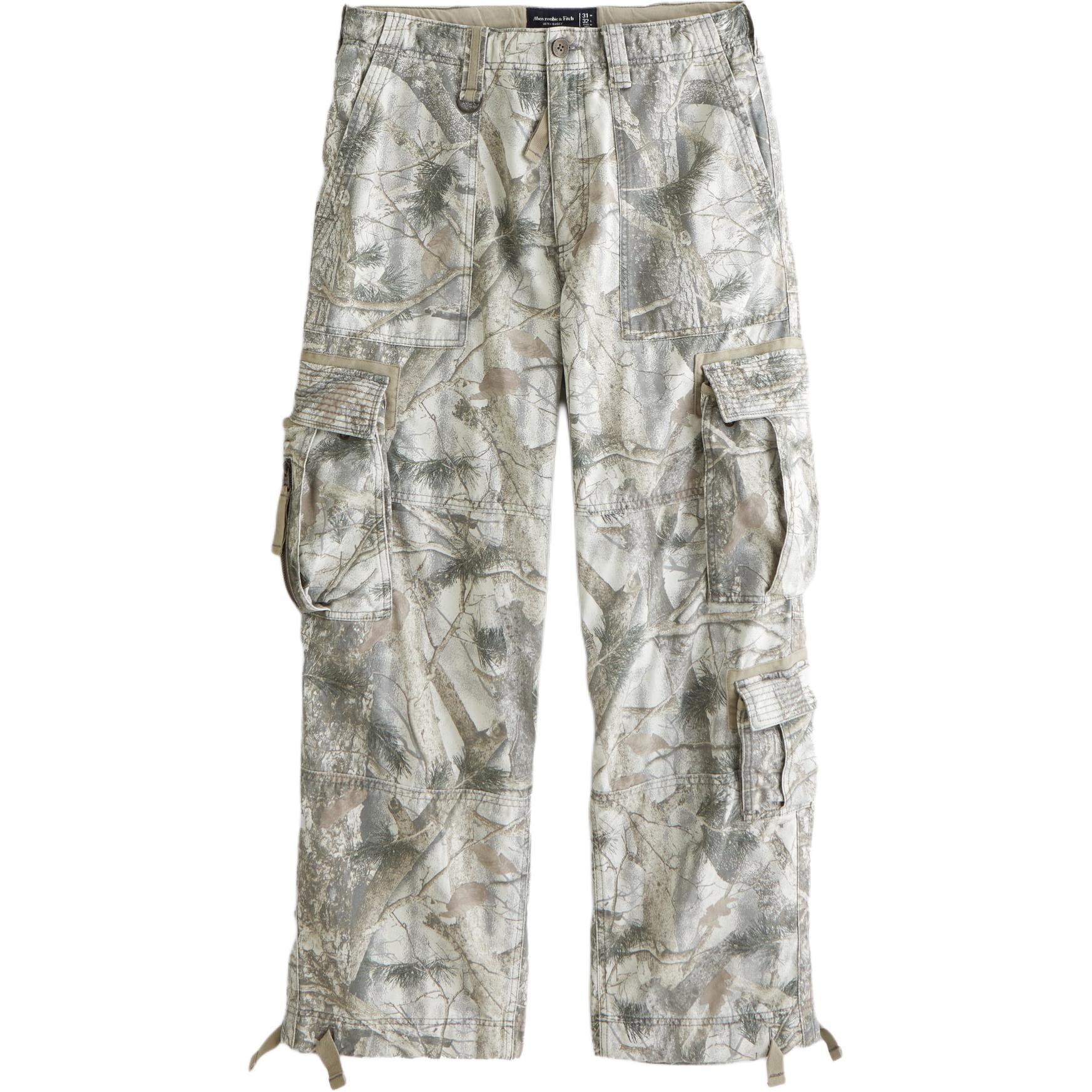 

Abercrombie＆Fitch Грузовые штаны AF мужские light brown