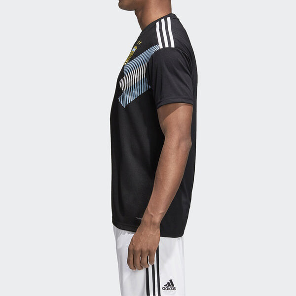 Спортивная футболка argentina 19/20 away jersey 'black' Adidas, черный — фото 4
