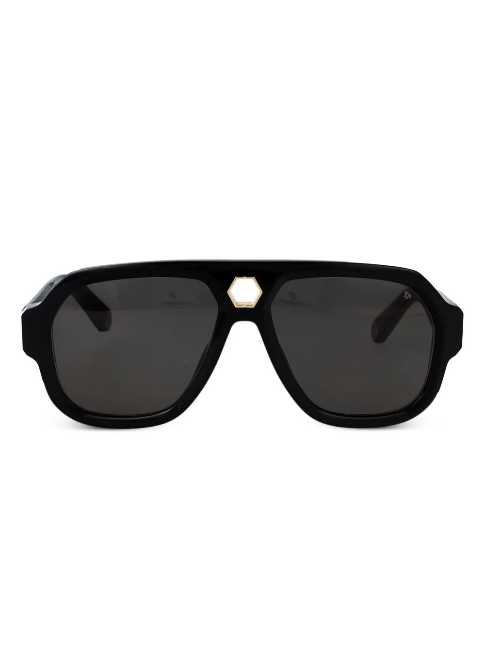 

Солнцезащитные очки-пилоты Philipp Plein Eyewear, черный