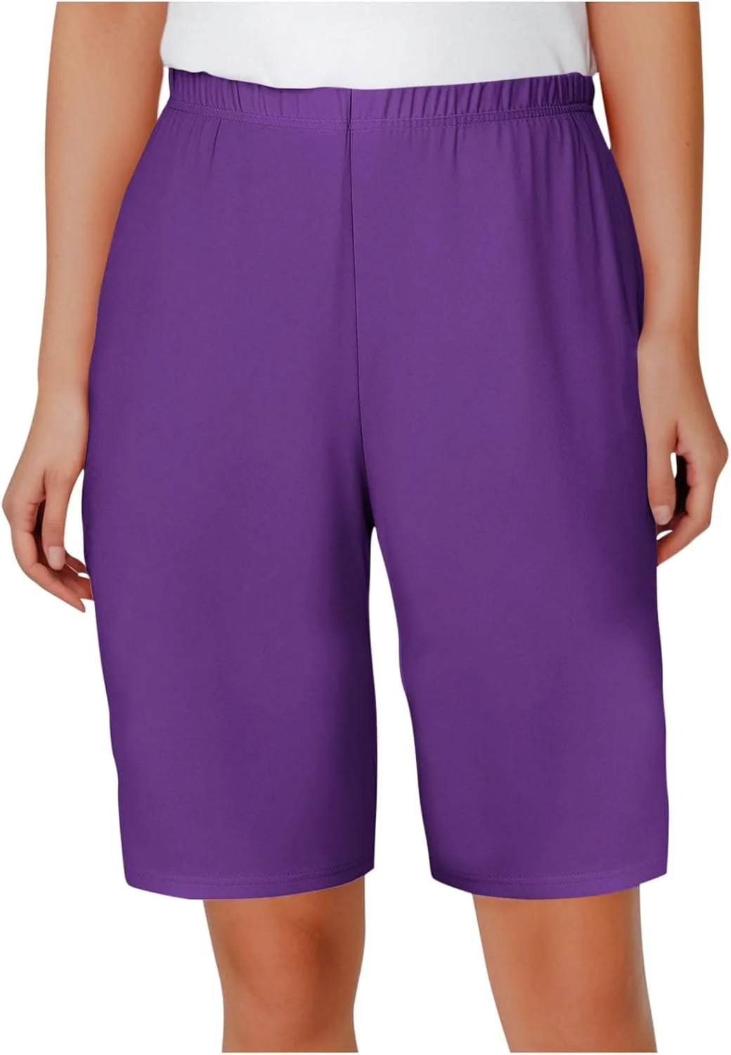 

Бермуды NATHGAM для женщин с высокой талией, эластичные и мешковатые