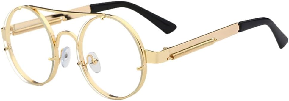 

Винтажные красные солнцезащитные очки в стиле стимпанк для мужчин, круглые, из сплава металла, ретро, ​​тонированные, для женщин в готическом стиле, SUN266 Generic, Mty151 Eyewear Frame