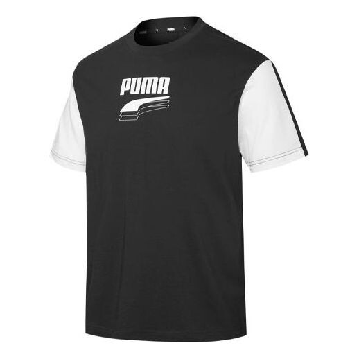 

Футболка rebel logo t-shirt 'black' Puma, черный