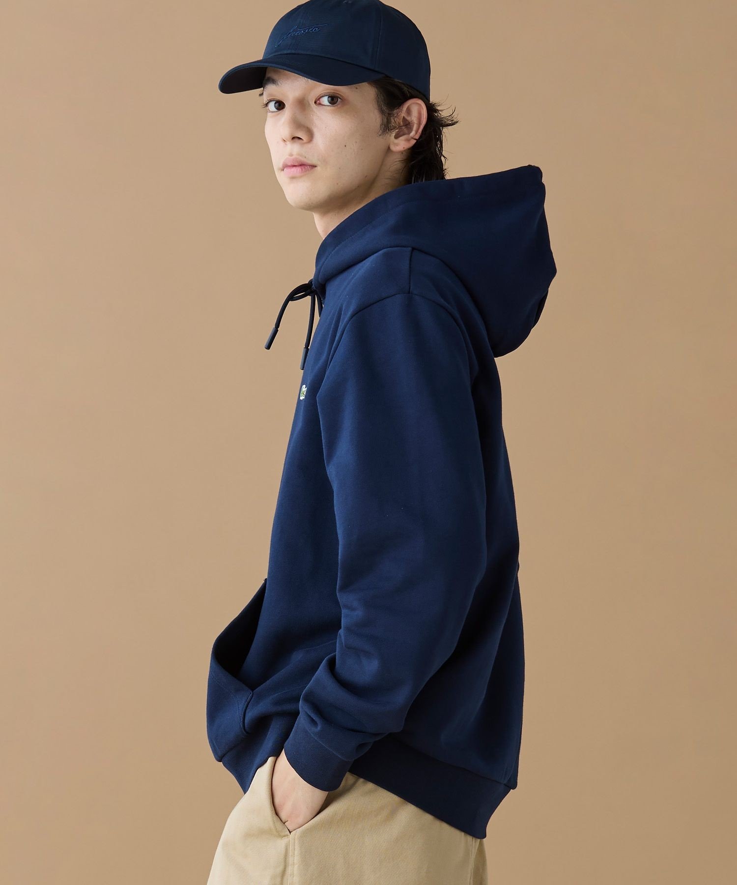 Толстовка/худи Essential Sweat LACOSTE, Navy — фото 3