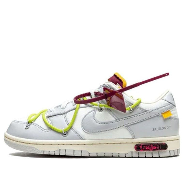 

Кроссовки x off white dunk low Nike, серый