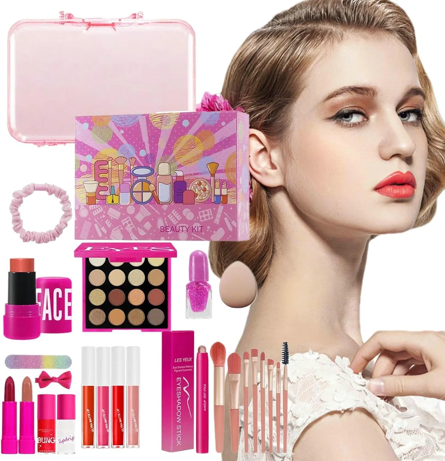 Набор косметики 26 предметов Full Makeup Kit, универсальный