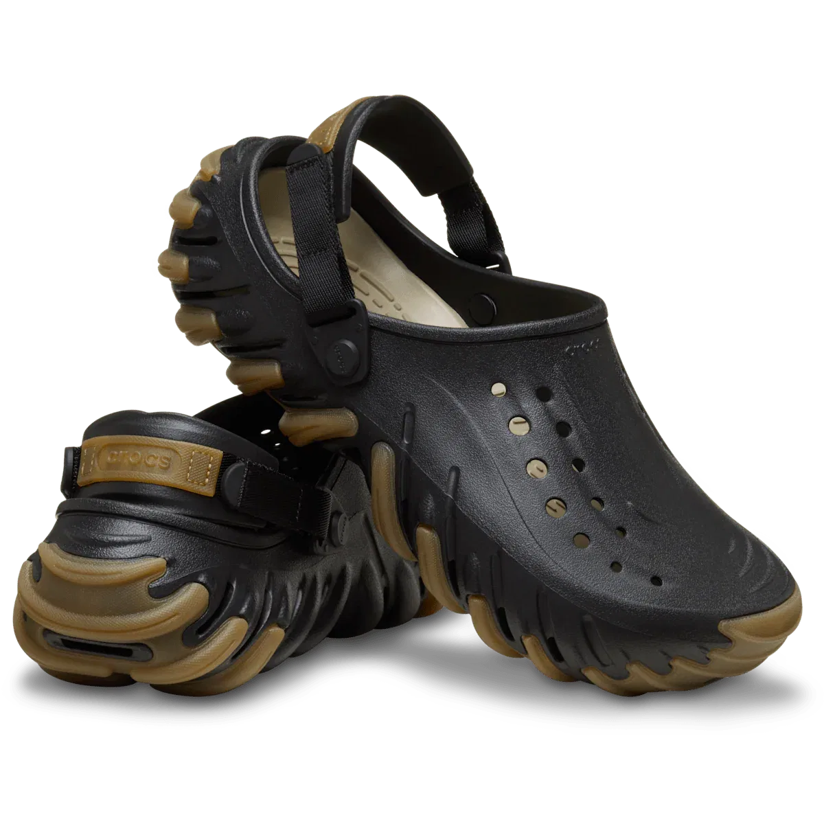 Echo Gum RO Clog Crocs, Slate Grey — фото 2