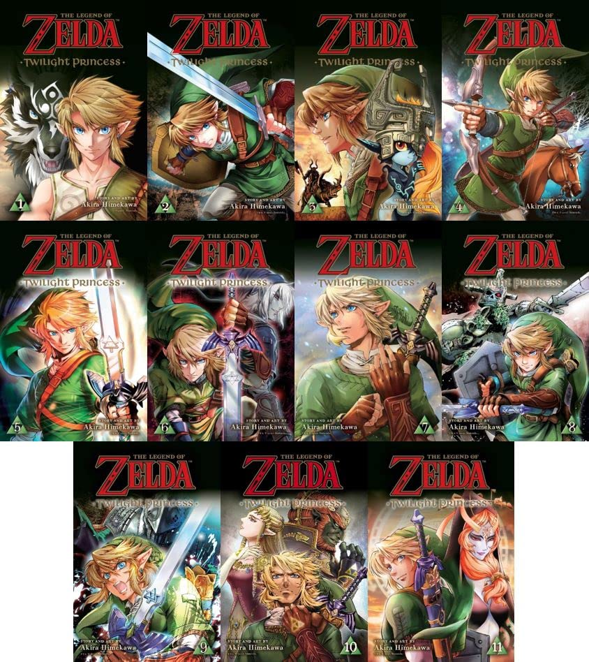 

The Legend of Zelda Twilight Princess Manga Complete Series Vols. 1-11 Set (Generic)