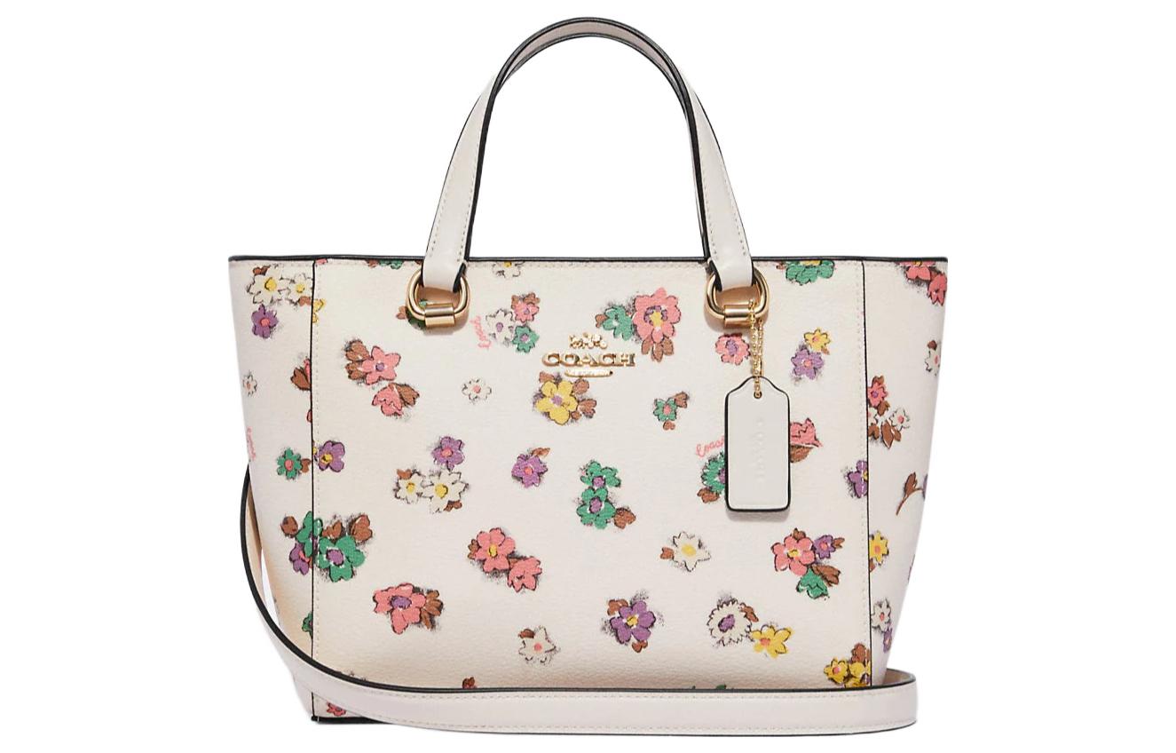 

Alice Coated Canvas With Smooth Leather Сумка через плечо Кроссбод Маленький размер Женская Белый COACH