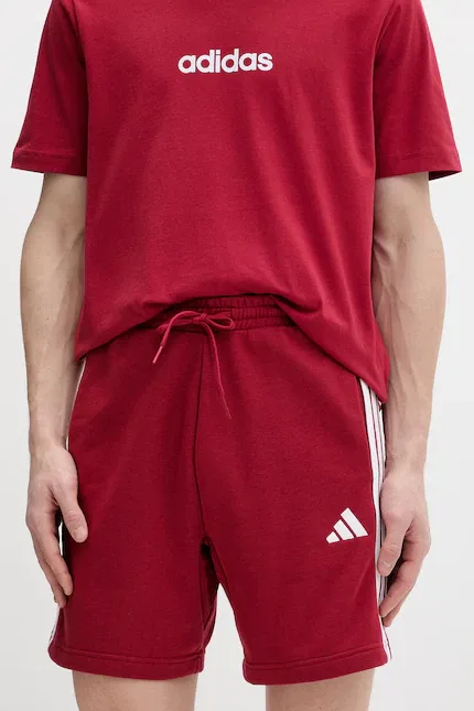 Шорты из эластичного материала Adidas, красный