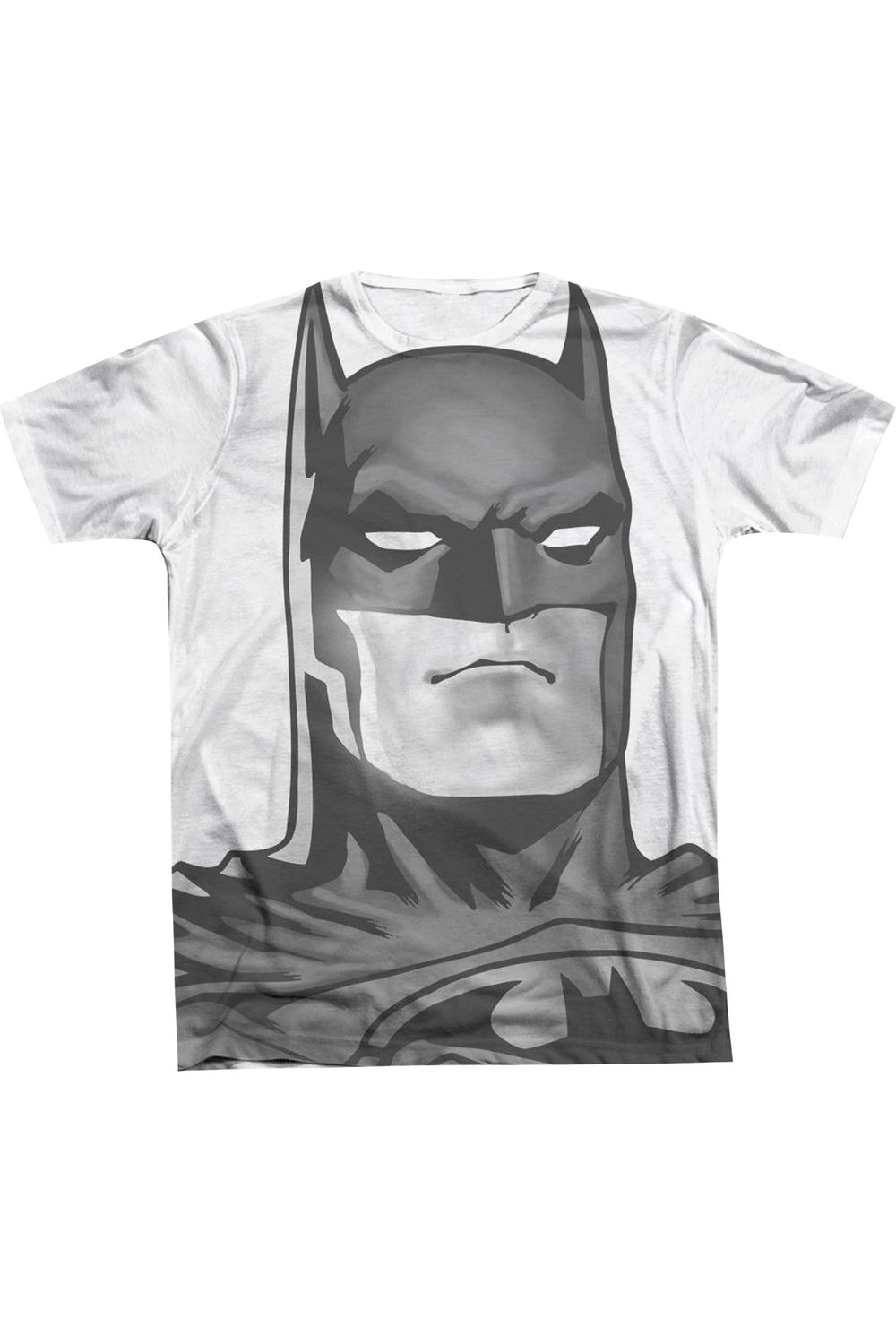 

Футболка с коротким рукавом Batman Bw Bat Head для взрослых из полиэстера/хлопка Gildan, белый