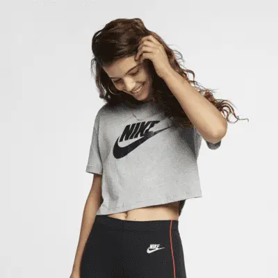 

Футболка Nike Sportswear Essential, цвет Dark Grey Heather/Black