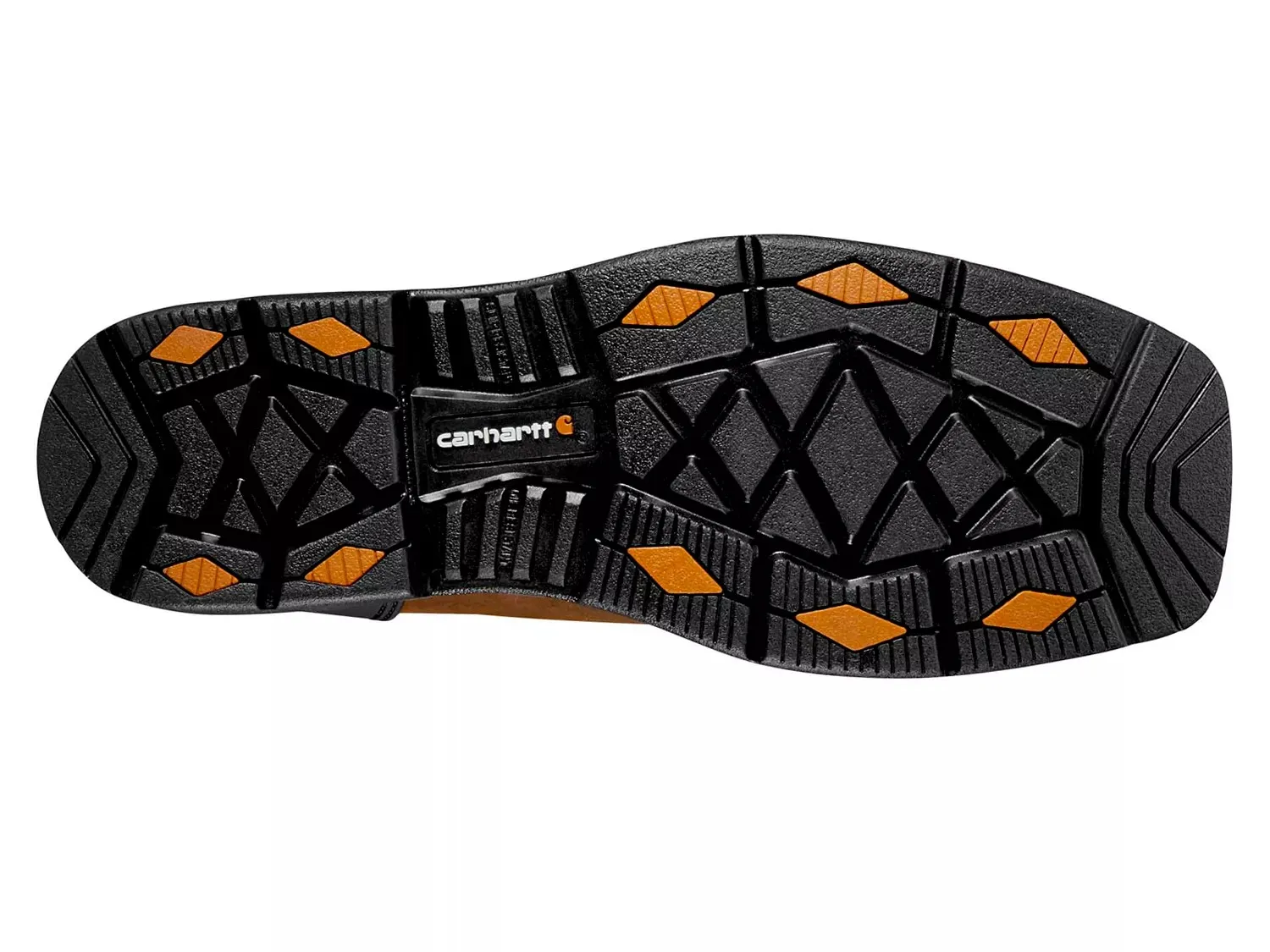 Ботинки Carhartt Montana 11 Waterproof Steel Toe Work Boots — мужские, темно-коричневые/красные — фото 4