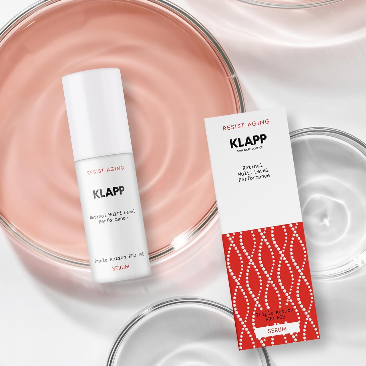 Сыворотка Klapp — Для лица retinol triple action pro age serum , объем, 30 мл — фото 4