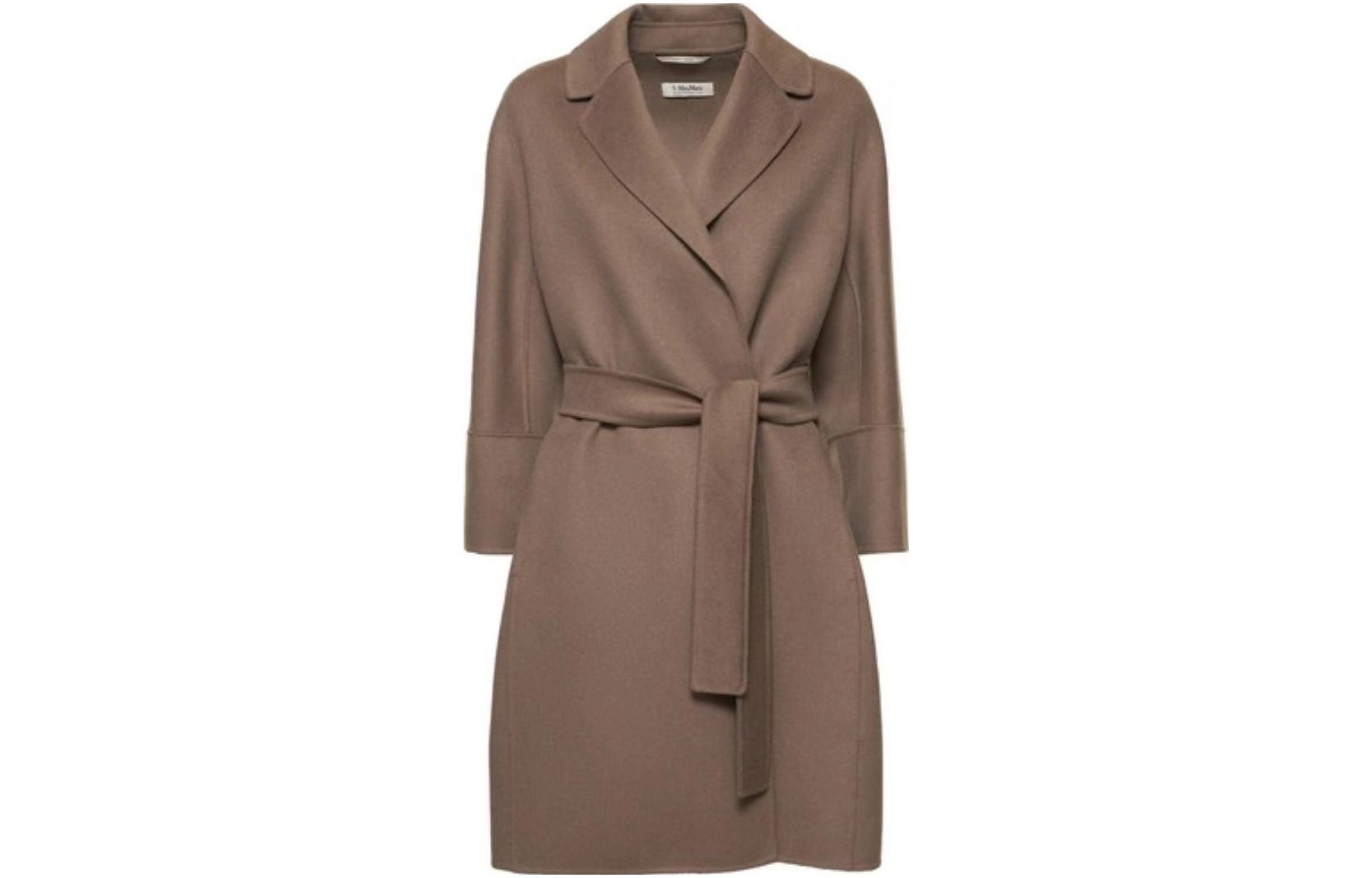 

Пальто Arona с длинными рукавами и поясом 'S MAX MARA, коричневый